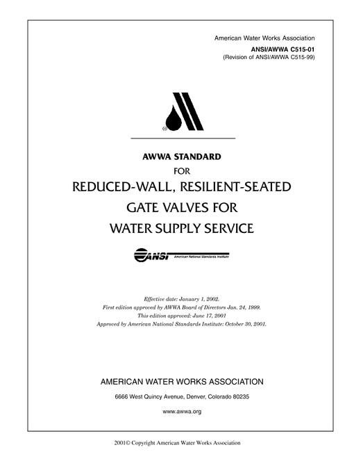 AWWA C515-01 pdf