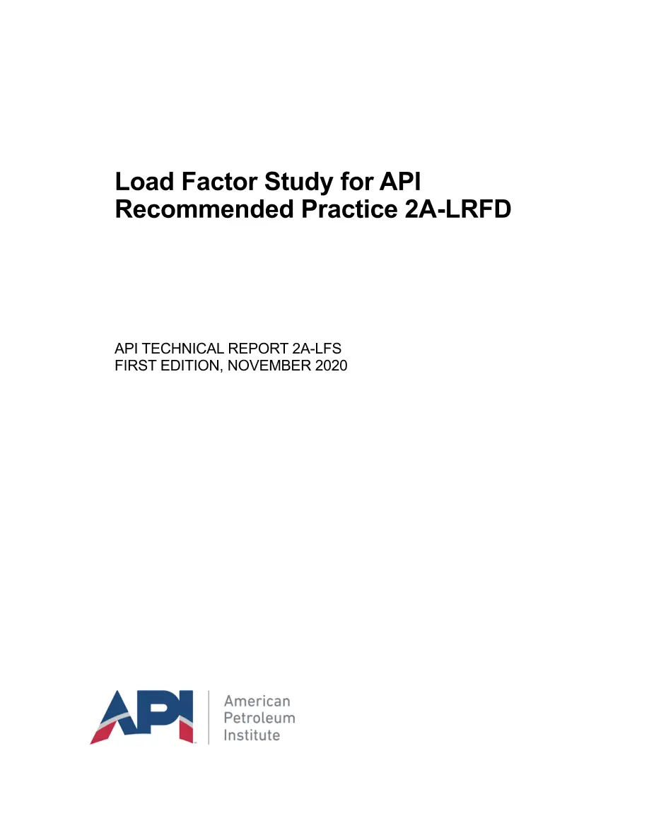 API TR 2A-LFS pdf