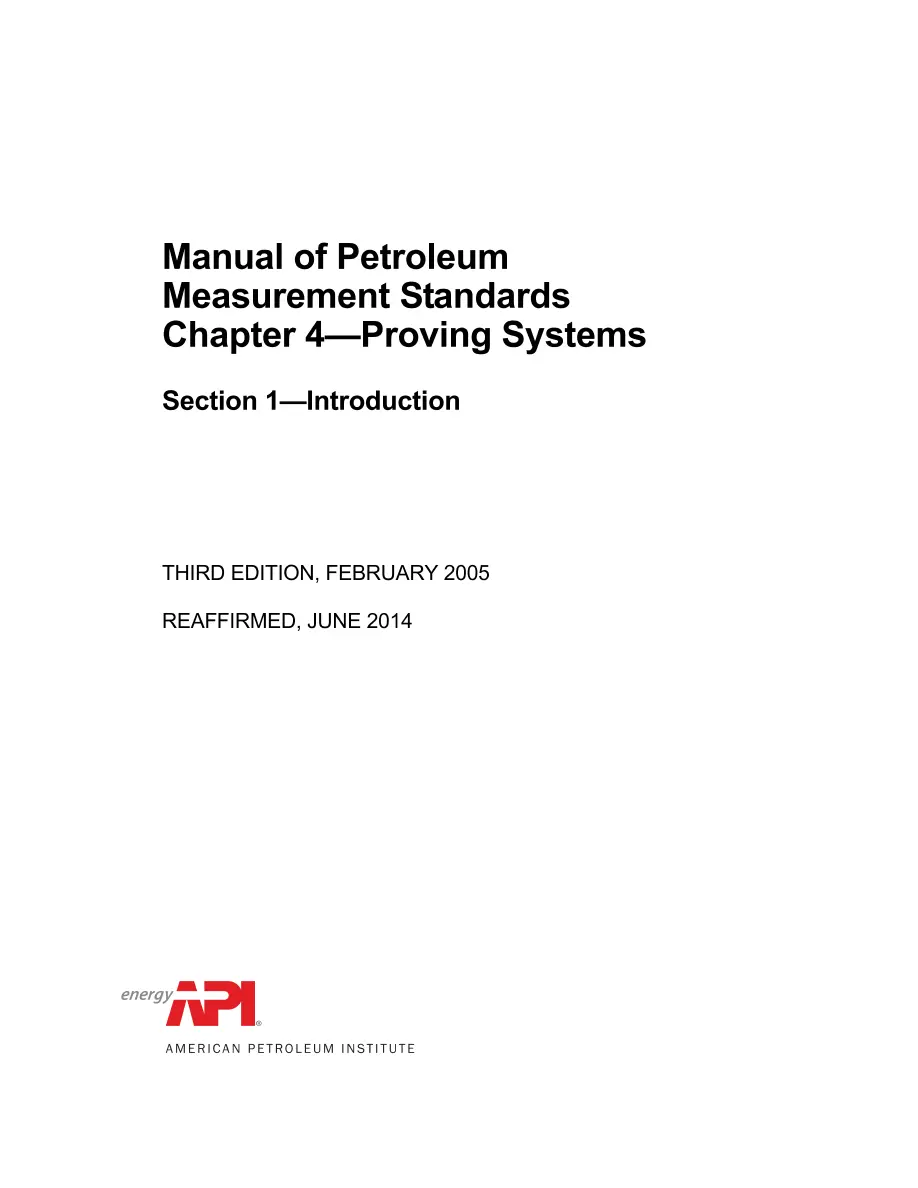 API MPMS Chapter 4.1 (R2014) pdf