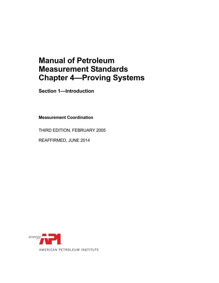 API MPMS Chapter 4.1 (R2014) pdf