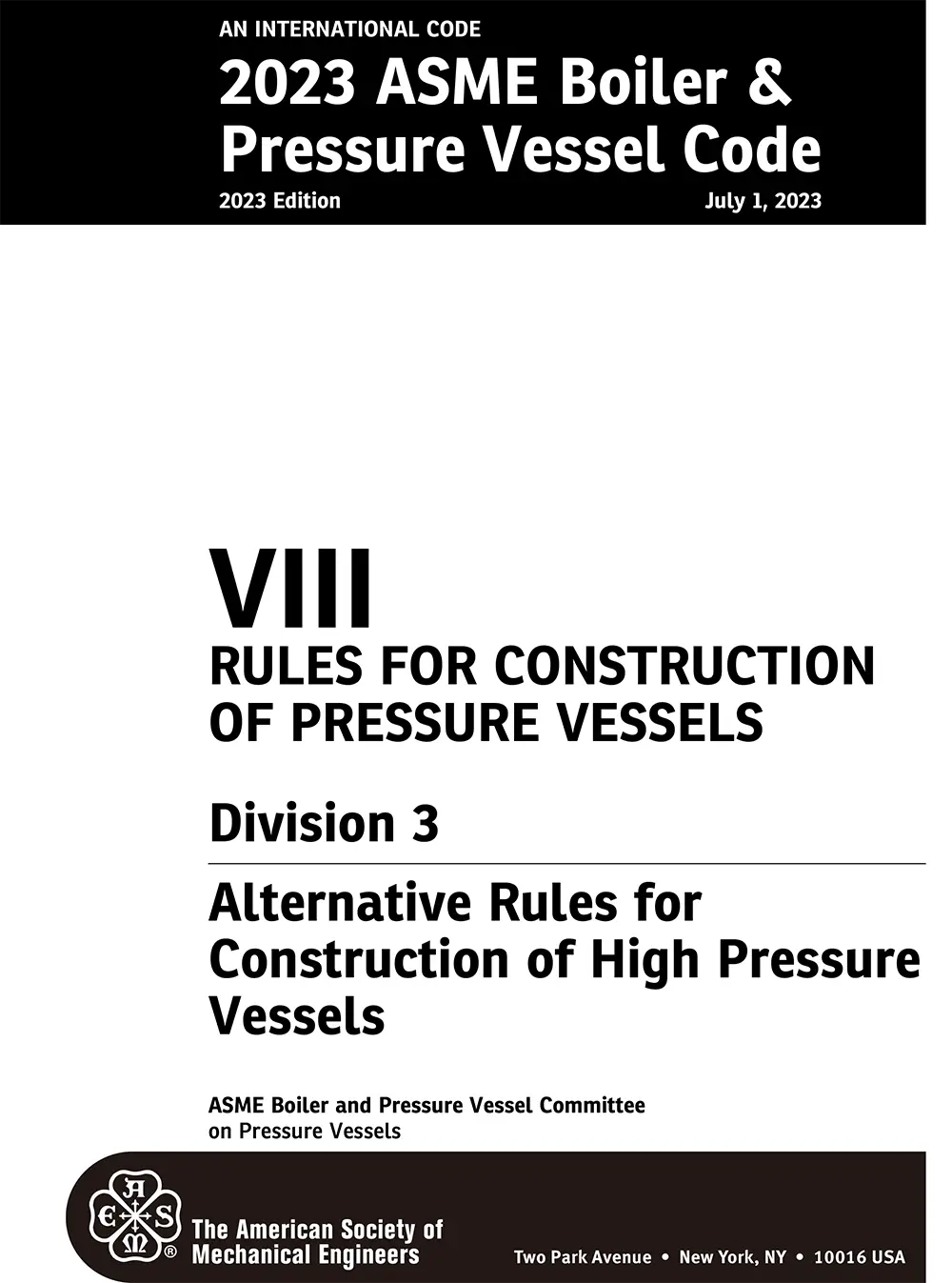 ASME BPVC.VIII.3-2023 pdf