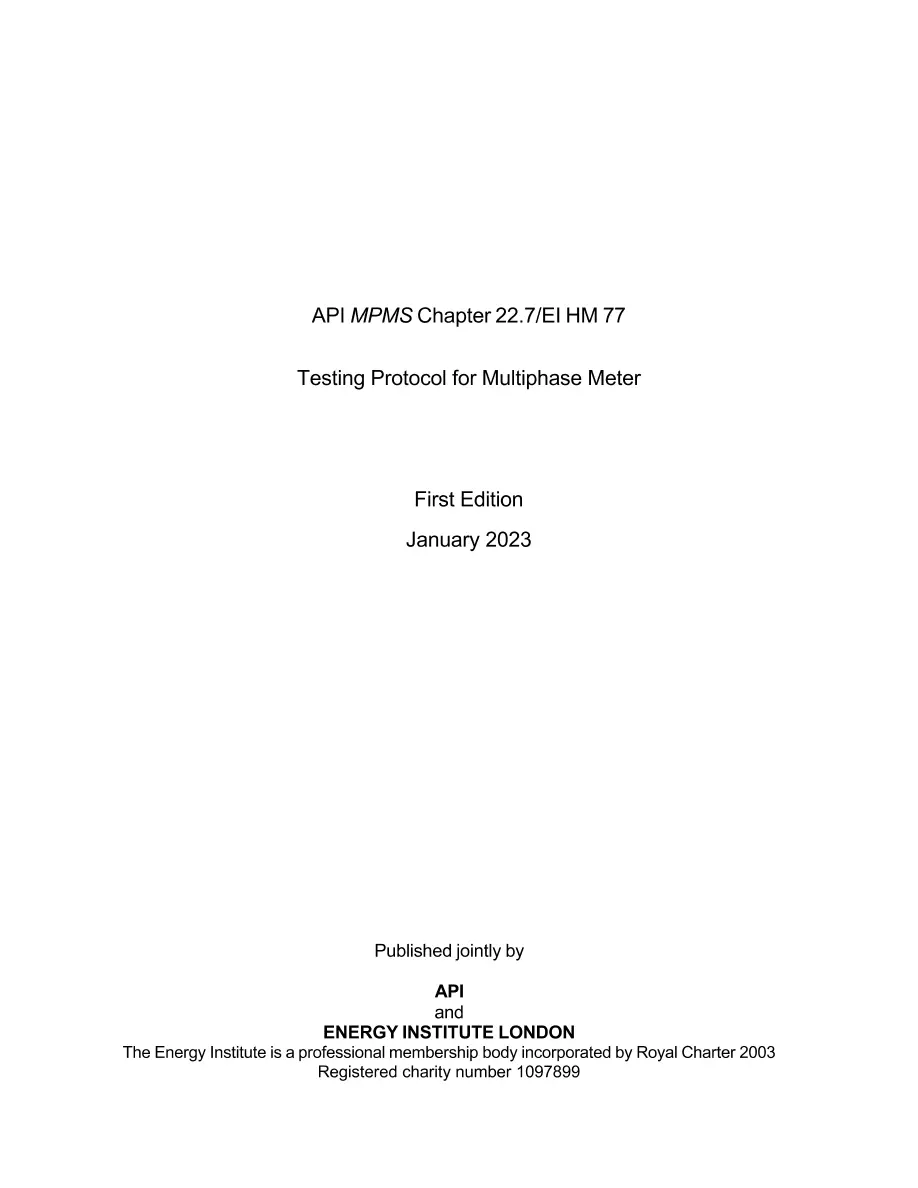 API MPMS Chapter 22.7 pdf