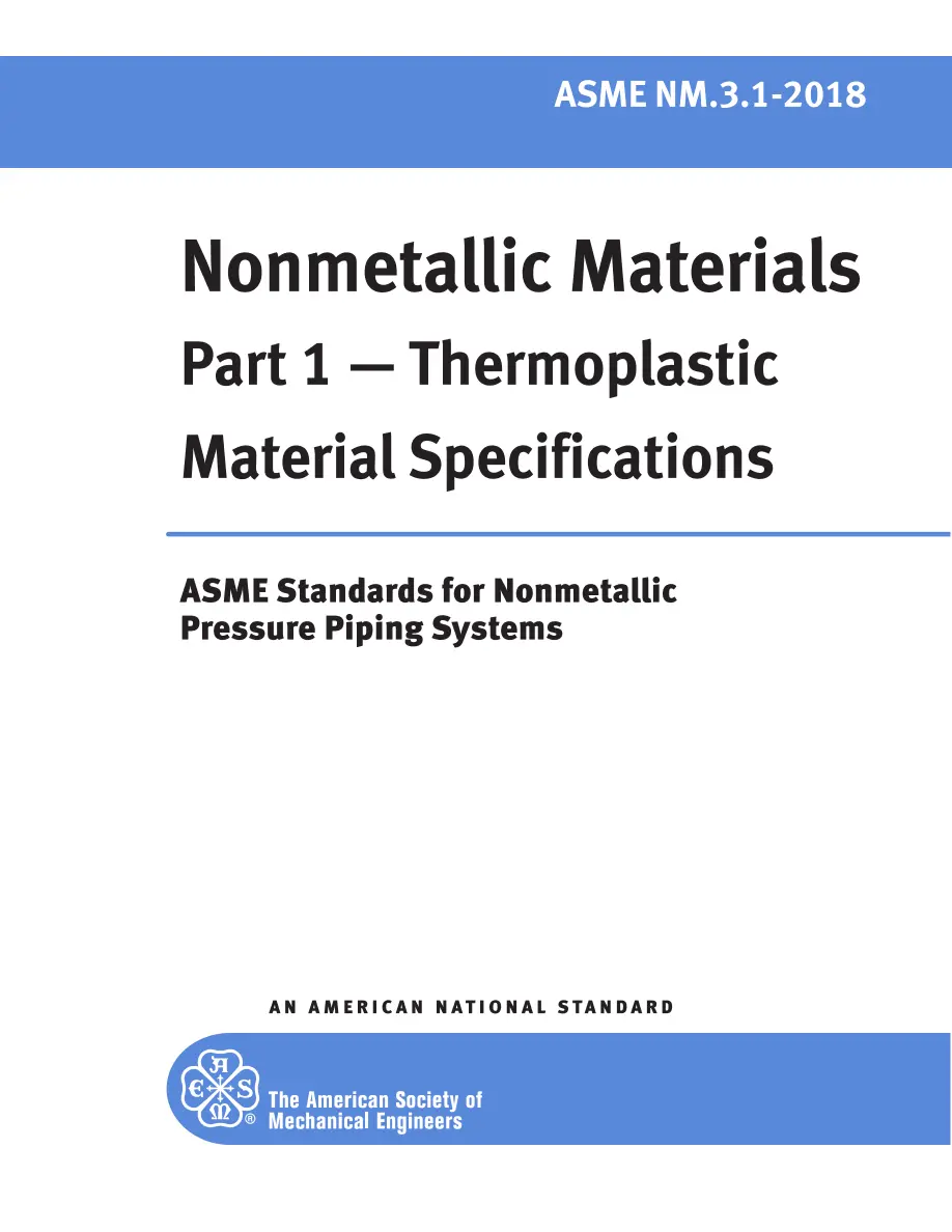 ASME NM.3.1-2018 pdf