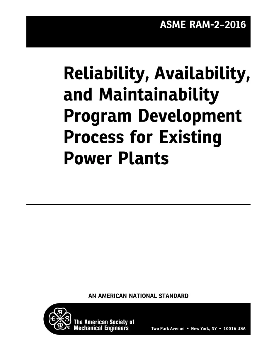 ASME RAM-2-2016 pdf