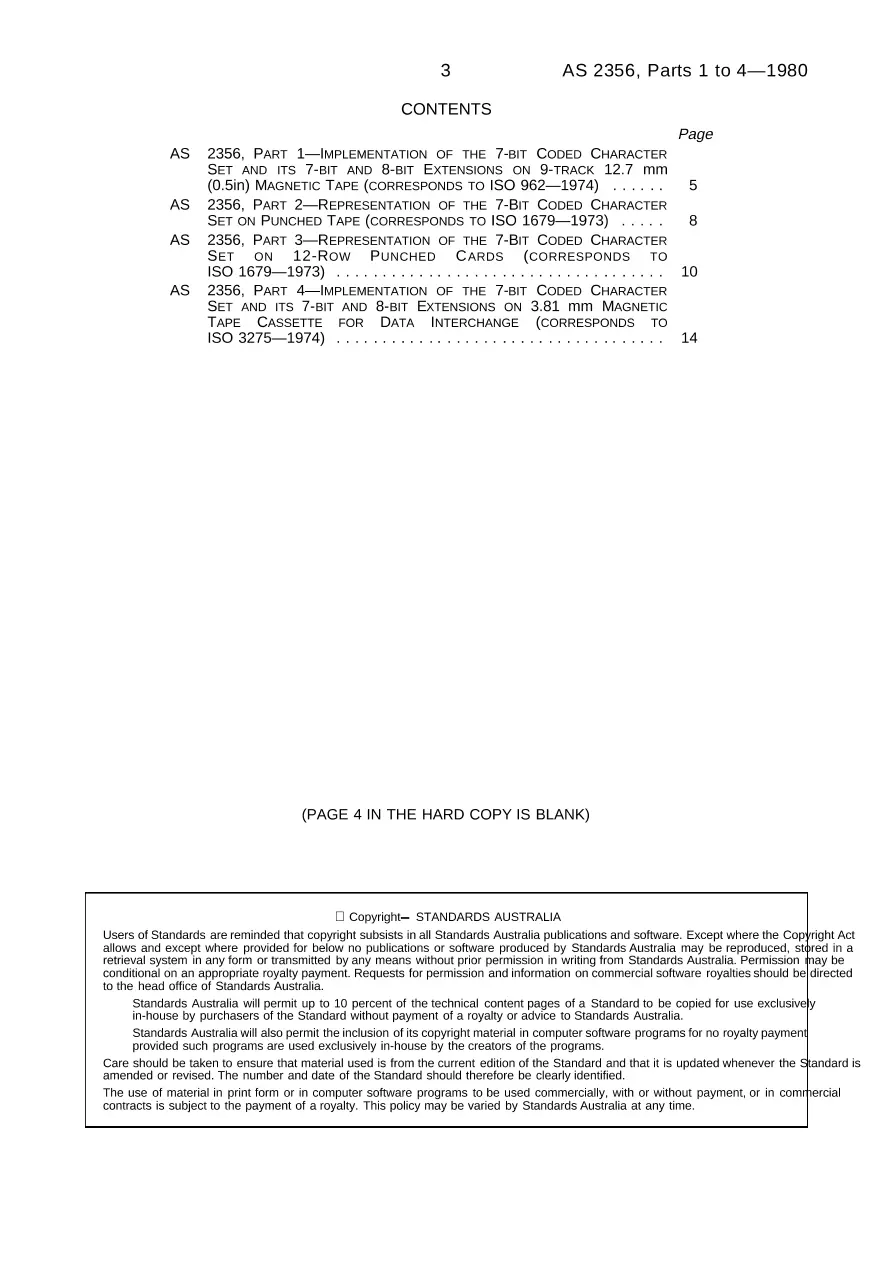 AS 2356 (PT 1 TO 4)-1980 pdf