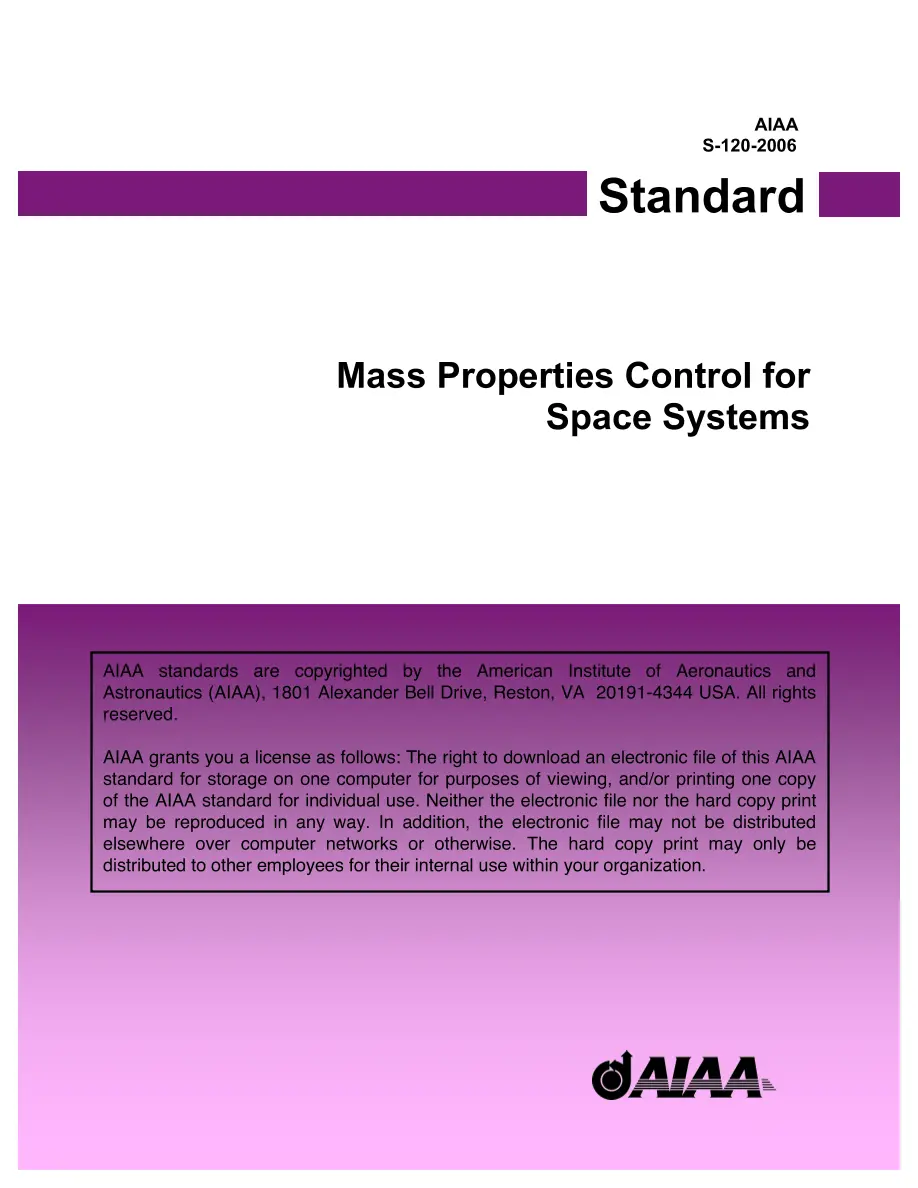 AIAA S-120-2006 pdf