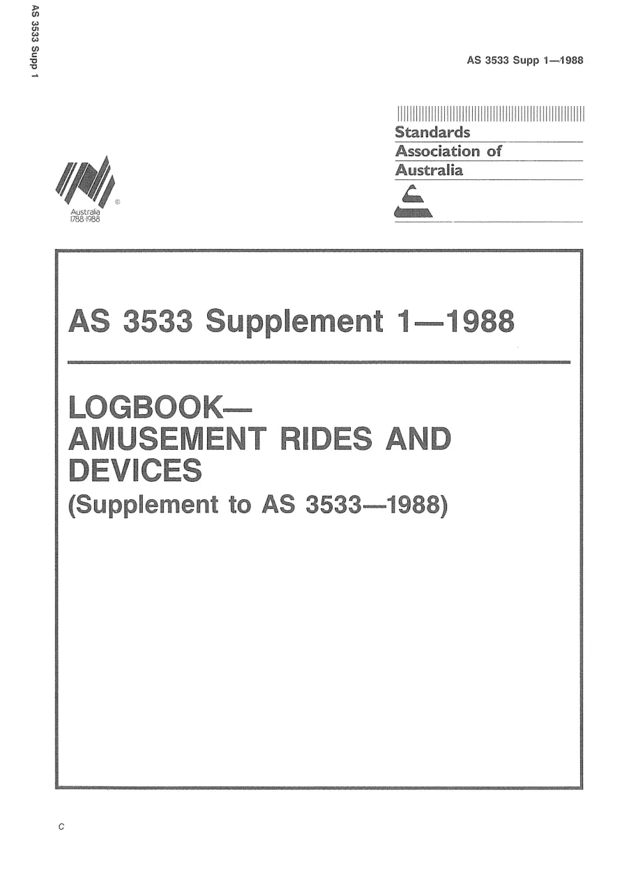 AS 3533 SUPP 1-1988 pdf