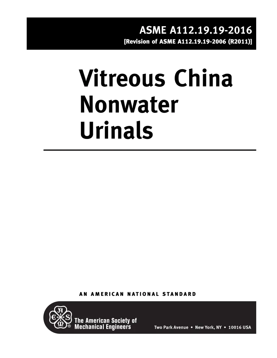 ASME A112.19.19-2016 (R2021) pdf