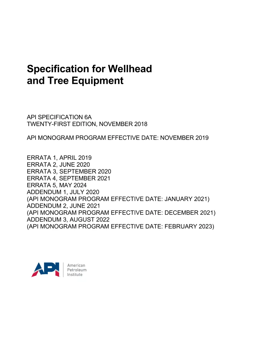 API Spec 6A pdf