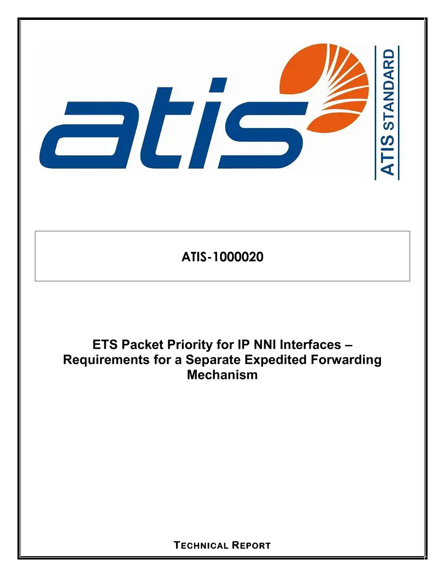 ATIS 1000020 pdf