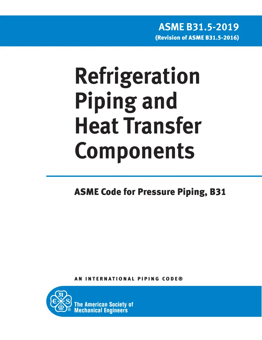 ASME B31.5-2019 pdf