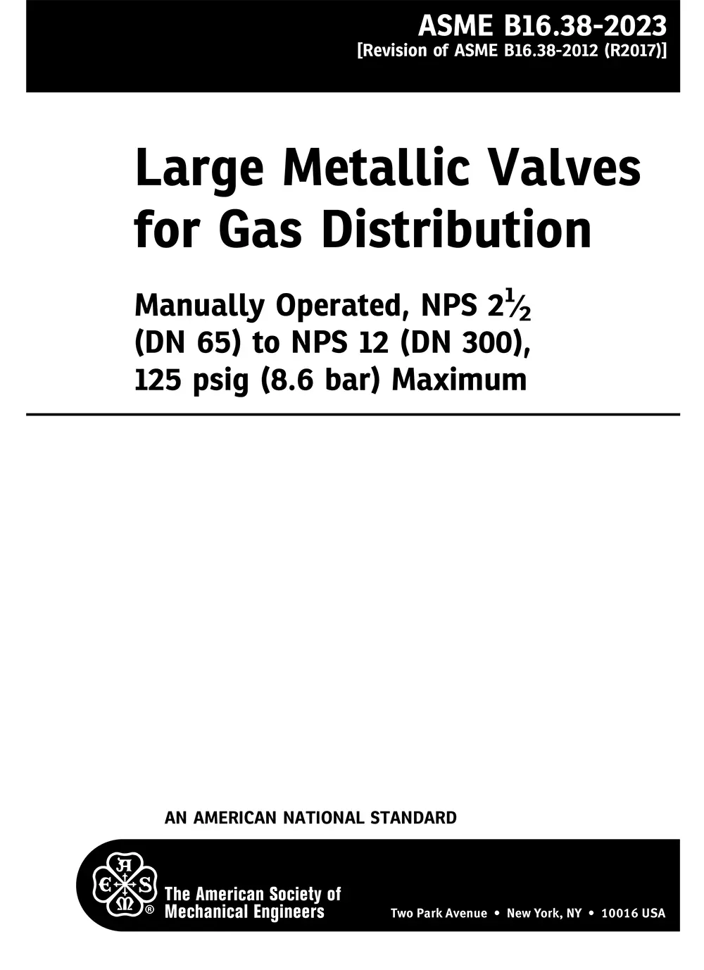 ASME B16.38-2023 PDF